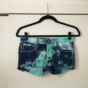 Mossimo Supply Co. Tie-Dye Jean Shorts